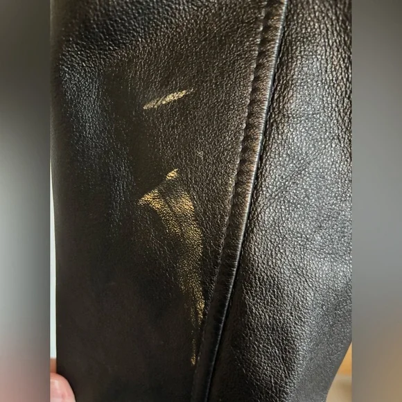 Vintage leather front zip jacket Leather Jackets